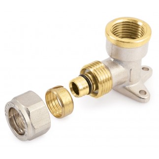 Водорозетка GF обжим 20х1/2" вн.р. Водорозетка GF обжим 20х1/2" вн.р.