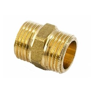Ниппель латунный 1/4" нар.р. Ниппель латунный 1/4" нар.р.