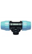 Тройник Unidelta для ПНД труб 50х1.1/2" нар.р.
