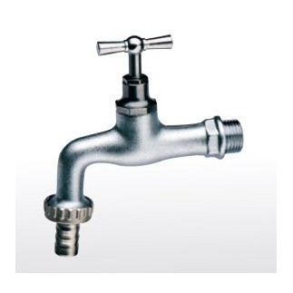 Кран садовый со штуцером 1/2" хромированный Кран садовый со штуцером 1/2" хромированный