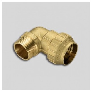Угольник Tiemme для ПНД труб 50х1.1/2" нар.р. Угольник Tiemme для ПНД труб 50х1.1/2" нар.р.