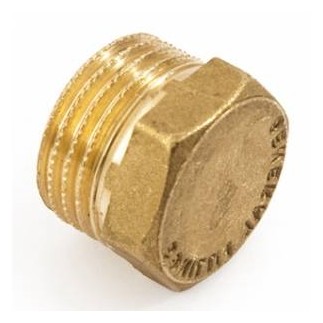 Пробка латунная 1/2" нар.р. Пробка латунная 1/2" нар.р.