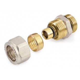 Соединение GF обжим 26х1/2" нар.р. Соединение GF обжим 26х1/2" нар.р.