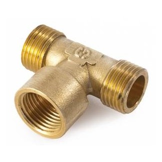 Тройник латунный 1/2" н-в-н Тройник латунный 1/2" н-в-н