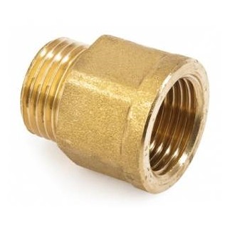 Удлиннитель шестигранный латунный 1/2"х10 мм в-н