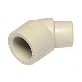 Угольник Ekoplastik однораструбный 45* Угольник Ekoplastik однораструбный 45*