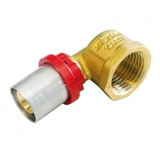 Угольник Tiemme пресс 16х1/2" вн.р. Угольник Tiemme пресс 16х1/2" вн.р.