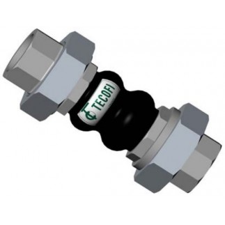 Компенсатор Tecofi (резина) резьбовой 1.1/2" Компенсатор Tecofi (резина) резьбовой 1.1/2"