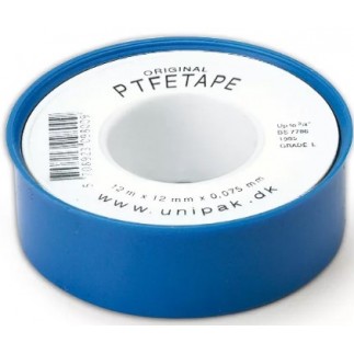 Фум Unipak PTFE-TAPE 10м (12х.0.075 мм) до 3/4" Фум Unipak PTFE-TAPE 10м (12х.0.075 мм) до 3/4"