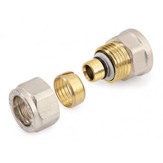 Соединение GF обжим 26х1/2" вн.р. Соединение GF обжим 26х1/2" вн.р.