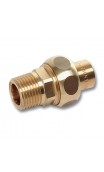 Сгон пайка с плоским упл. под ключ 22х1/2" нар.р. 4333G