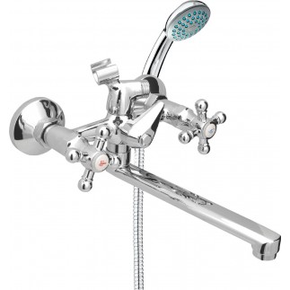 Смеситель RUBINETA для ванны 1/2", С-1 "CROSS", C-300, керамика Смеситель RUBINETA для ванны 1/2", С-1 "CROSS", C-300, керамика