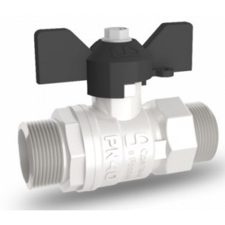 Кран шаровый LD Pride н-н 1/2" бабочка (цвет ручки - чёрный) Кран шаровый LD Pride н-н 1/2" бабочка (цвет ручки - чёрный)